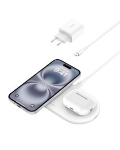 Belkin - Base de carga  2-en-1 Qi2 Magsafe